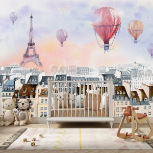 Fototapeta dla dzieci "Paryskie niebo"