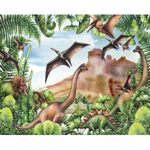 Fototapeta na wymiar dinozaury