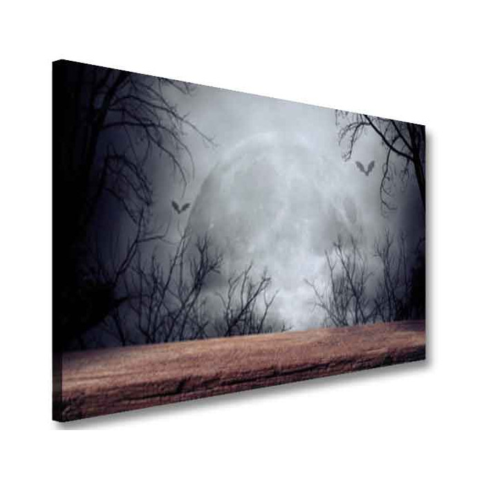 Obraz na płótnie drzewo las mgła natura wzór OBR21