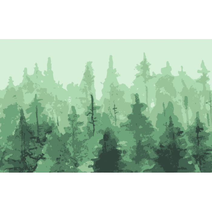 Fototapeta na wymiar - Abstrakcyjny las